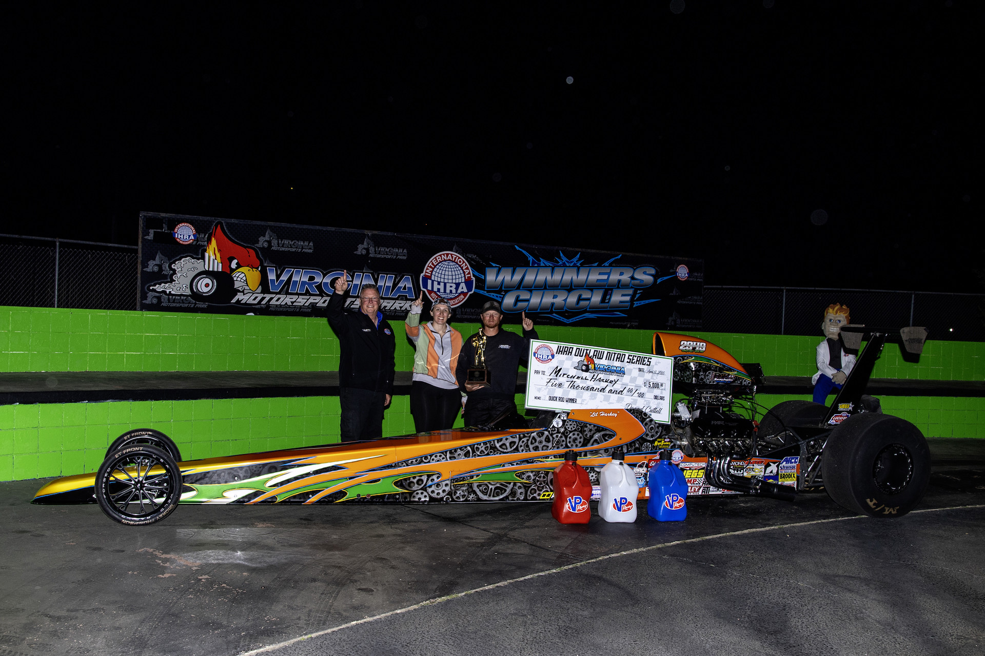 IHRA Outlaw Nitro Series Races 1-2 Winner — Quick Rod: Mitchell Harkey
