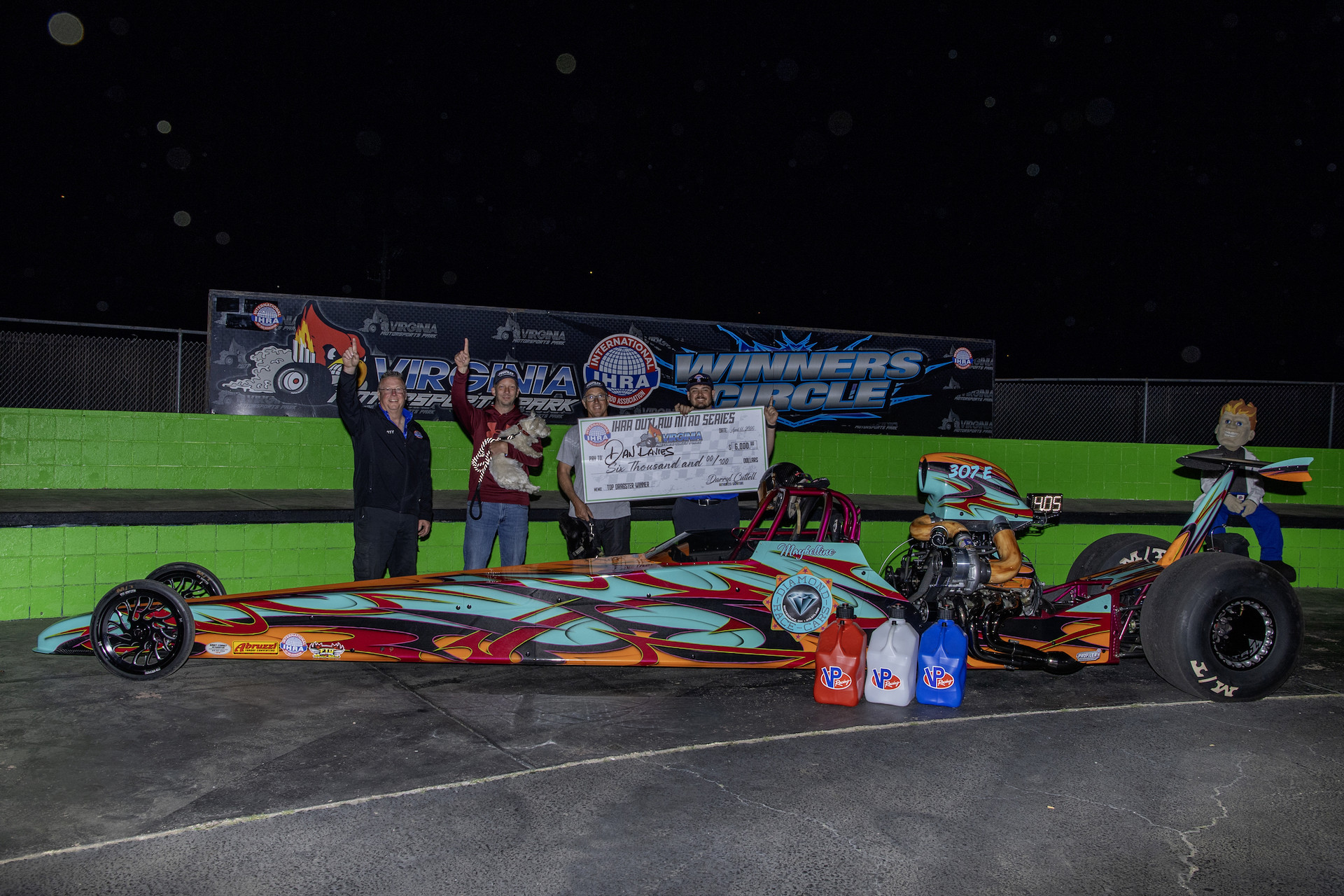 IHRA Outlaw Nitro Series Race 2 Winner Top Dragster: Dan Davies