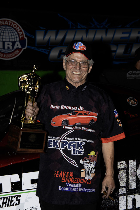 IHRA Outlaw Nitro Series Races 1-2 Winner  Funny Car: Dale Creasy Jr.